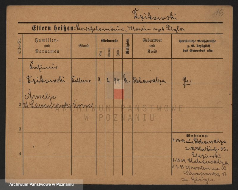Obraz 18 z jednostki "Dzikowski - Dzyskowska"