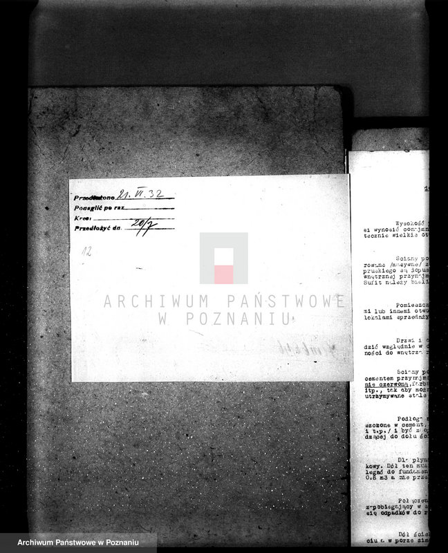 Obraz 16 z jednostki "Zatwierdzenie projektu urządzenia zakładu przemysłowego rzeźni nr 525 Leona Krycha w Białej pow. Czarnków"