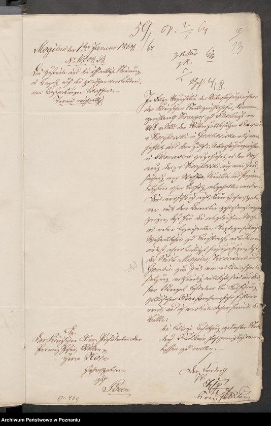 Obraz 17 z jednostki "Die von den Landräten der polnischen Grenzkreise über die öffentlichen Zustände zu erstattenden Wochenberichte."