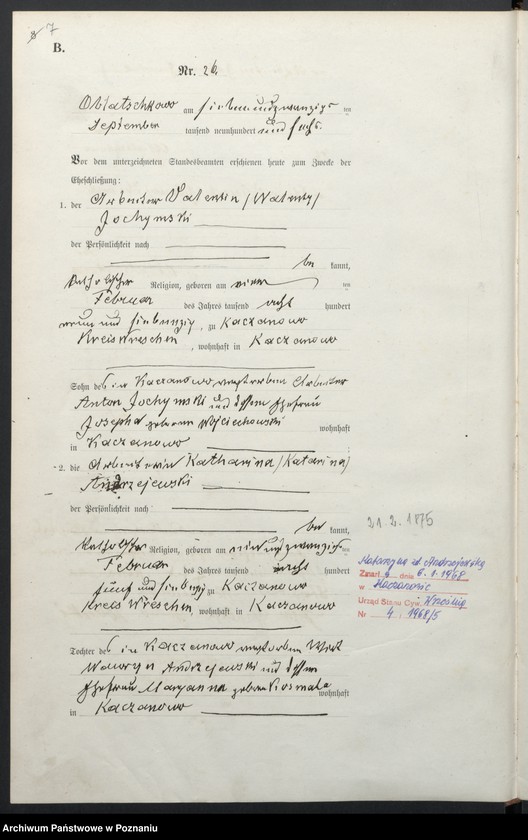 Obraz 10 z jednostki "Heiraths-Haupt-Register tom II"
