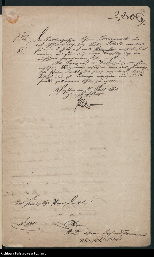 Obraz 16 z jednostki "A. betr. den Johann Taczanowski, Gutsbesitzer - Sohn"