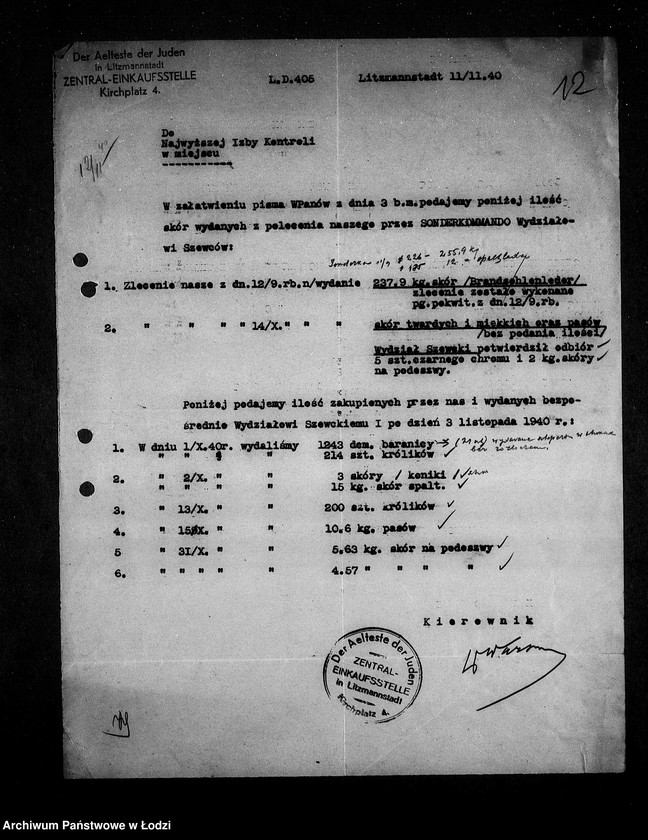 Obraz 15 z jednostki "[Korespondencja z wydziałami i resortami pracy w sprawach kontroli]"