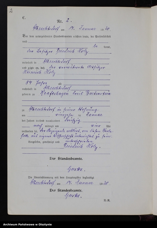 image.from.unit.number "Sterbe-Neben-Register Nr 1 - 14 [ Księga zgonów - wtóropis ]"