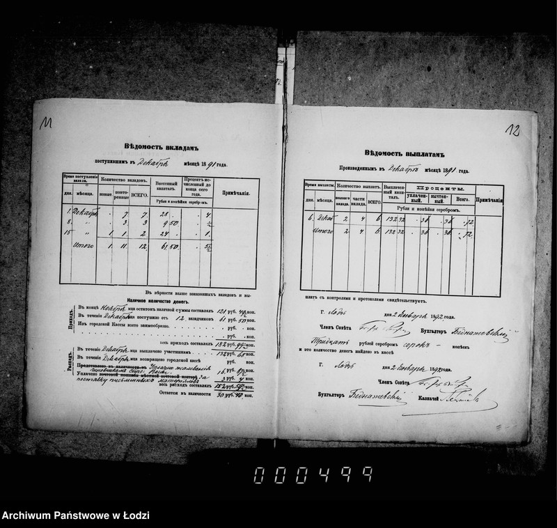 Obraz 11 z jednostki "Ob otčetnosti sberegatel´noj kassy"