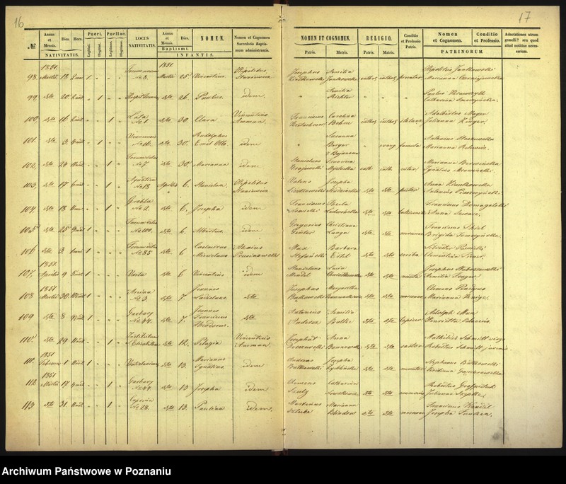 Obraz 11 z jednostki "Księga urodzeń"