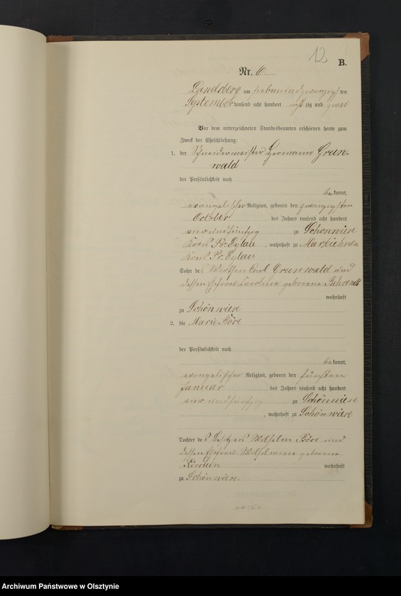 image.from.unit.number "Heiraths-Neben-Register Nr 1 - 14"