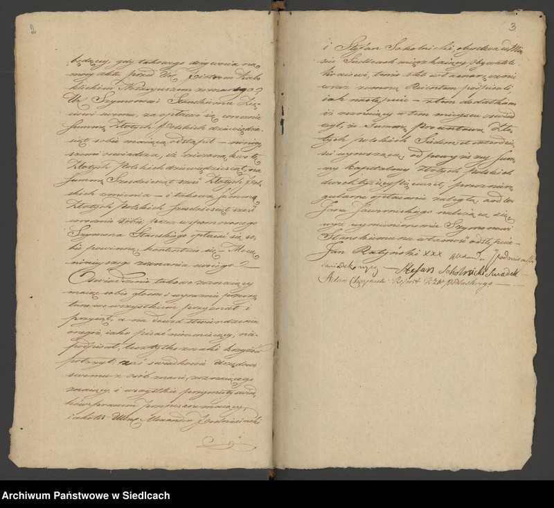 Obraz z jednostki "Rok 1823 Adama Chojnackiego Rejenta [Akta notarialne od nr 1 do nr 314]"