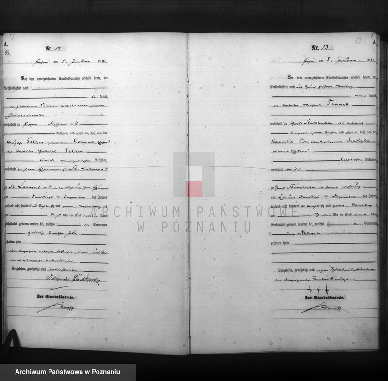 Obraz 8 z jednostki "Księga urodzeń"