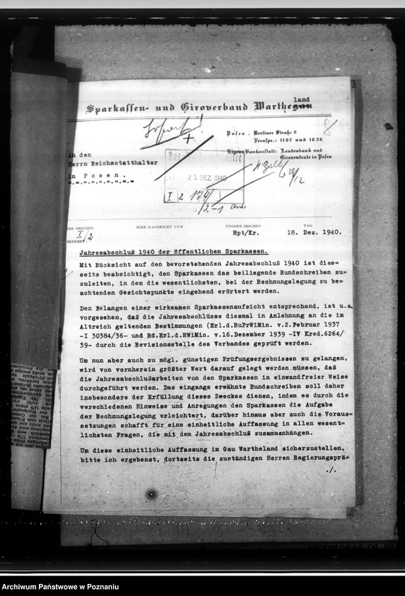 image.from.unit.number "Sparkassen - korespondencja"