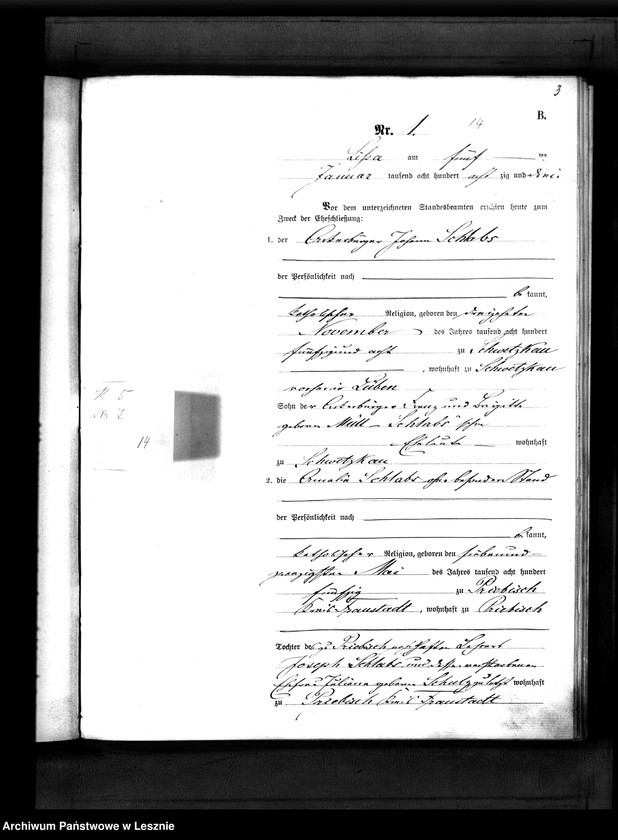 Obraz 4 z jednostki "[Księga małżeństw - wieś]"