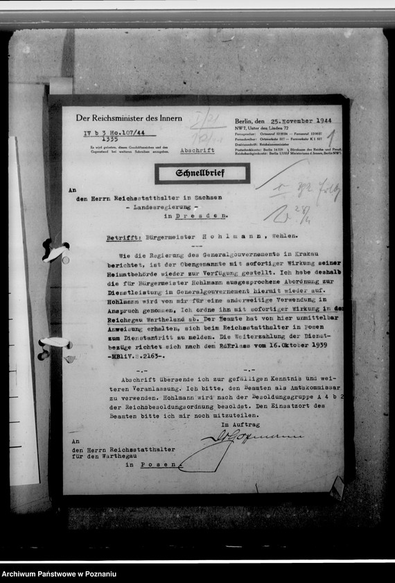 Obraz 5 z jednostki "Hohlmann, Bürgermeister"