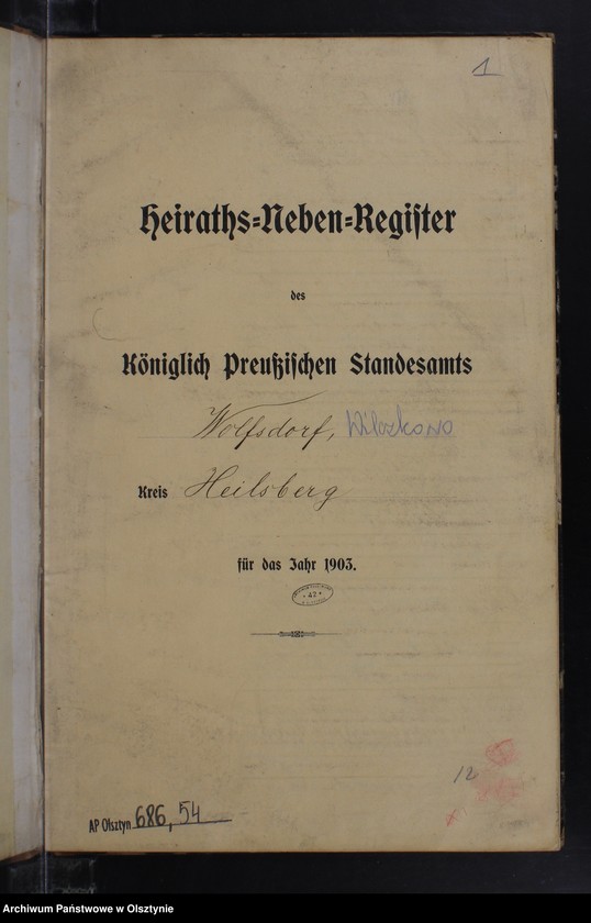 image.from.unit.number "Heiraths-Neben-Register Nr 1 - 11"