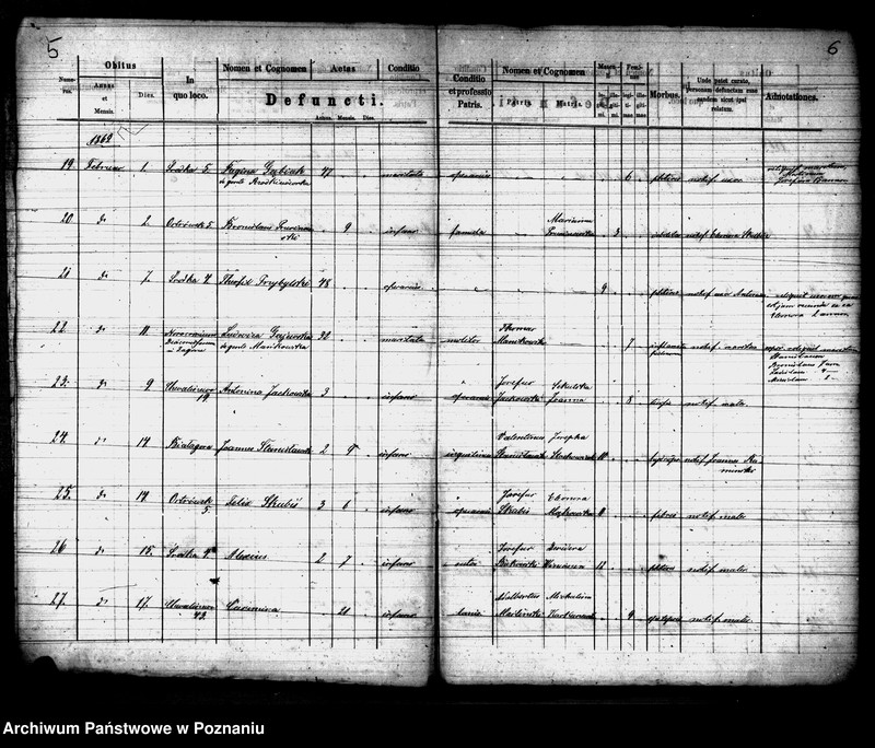 Obraz 4 z jednostki "Księga zgonów"