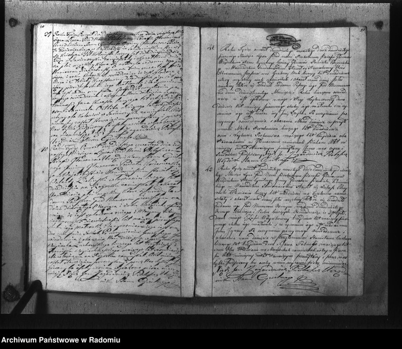 image.from.unit.number "Akta cywilne gminy Głowaczów na rok 1824"