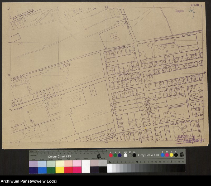 Obraz 1 z jednostki "Plan miasta Łodzi. Sekcja SO 22"