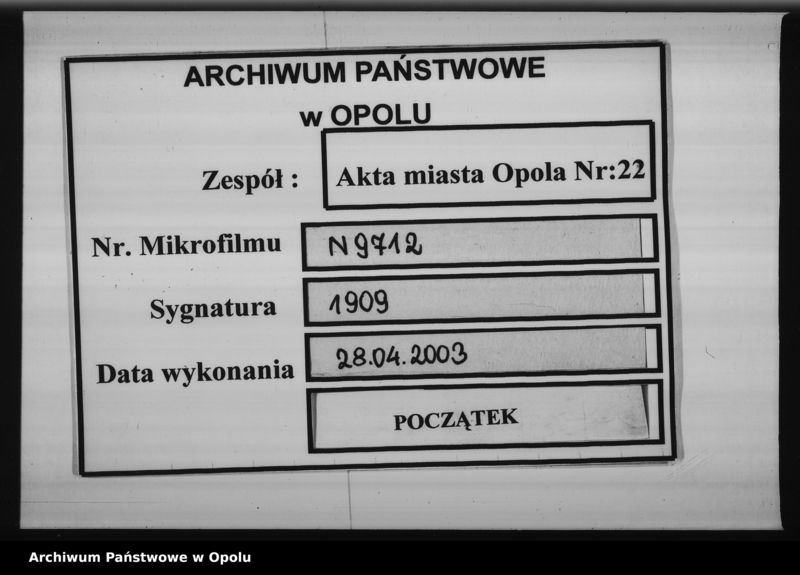Obraz 1 z jednostki "Acta betreffend die Aufnahme und Einreichung der Gewerbe Tabelle pro 1828"