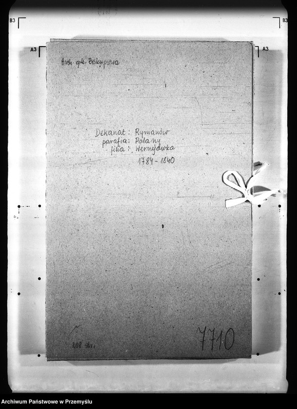 Obraz 4 z jednostki "[Kopie ksiąg metrykalnych parafii Polany Surowiczne z filią Wernejówka (dekanat Rymanów)]"