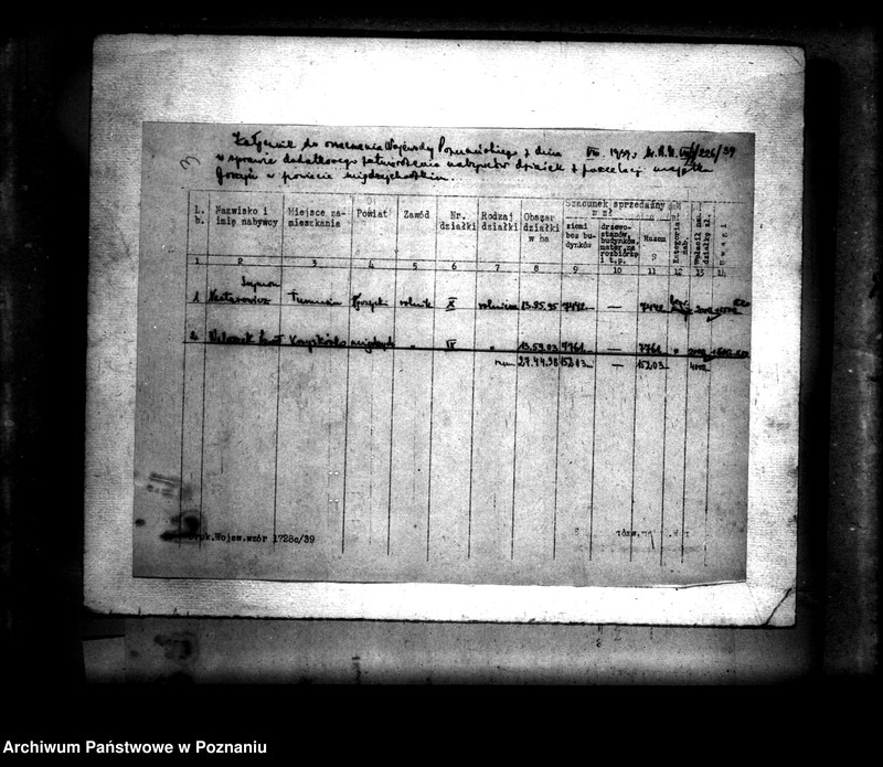 Obraz 7 z jednostki "Operat szacunkowy parcelowanego majątku Gorzyń powiatu międzychodzkiego"