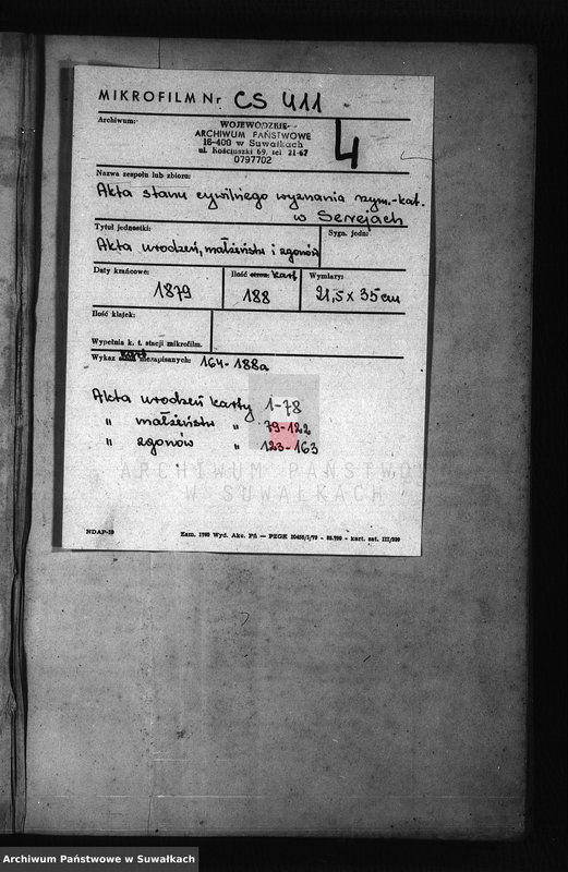 image.from.unit.number "Duplikat rodivšichsja, brakosočetavšichsja i umeršich serejskago rimsko-katoličeskago prichoda na 1879 god"