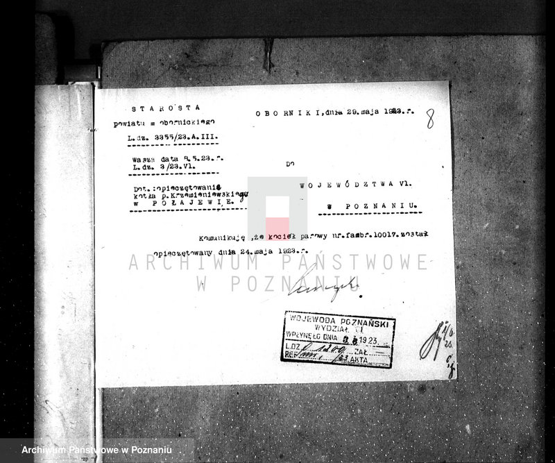 Obraz 12 z jednostki "M. Krzemieniewski w Połajewie pow. czarnkowski Młyn i piła - kocioł nr 10017 fabryczny kocioł nr 138 woj."