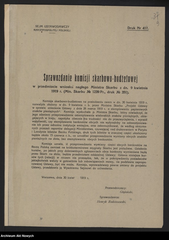 image.from.unit.number "Sejm nr 2. Przemówienie I. J. Paderewskiego, stenogramy; 103-go posiedzenia Sejmu, przemówień posłów, porządki dzienne obrad, uchwały, projekty ustaw"