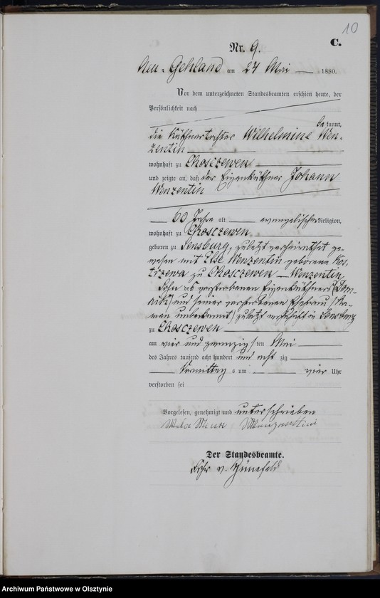 image.from.unit.number "Sterbe-Haupt-Register Nr 1 - 27"