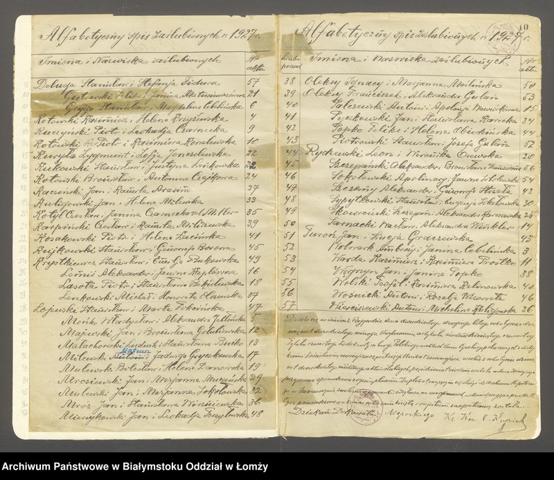 Obraz 12 z jednostki "Księga małżeństw"