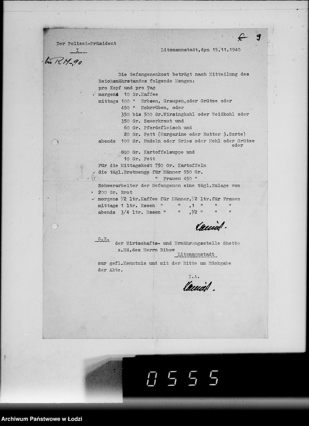 Obraz 13 z jednostki "Lebensmittel-Zuteilungssätze für die Juden-Versorgung"