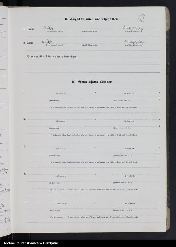 Obraz 20 z jednostki "Familien-Zweitbuch Tom II,Nr 81 - 204"