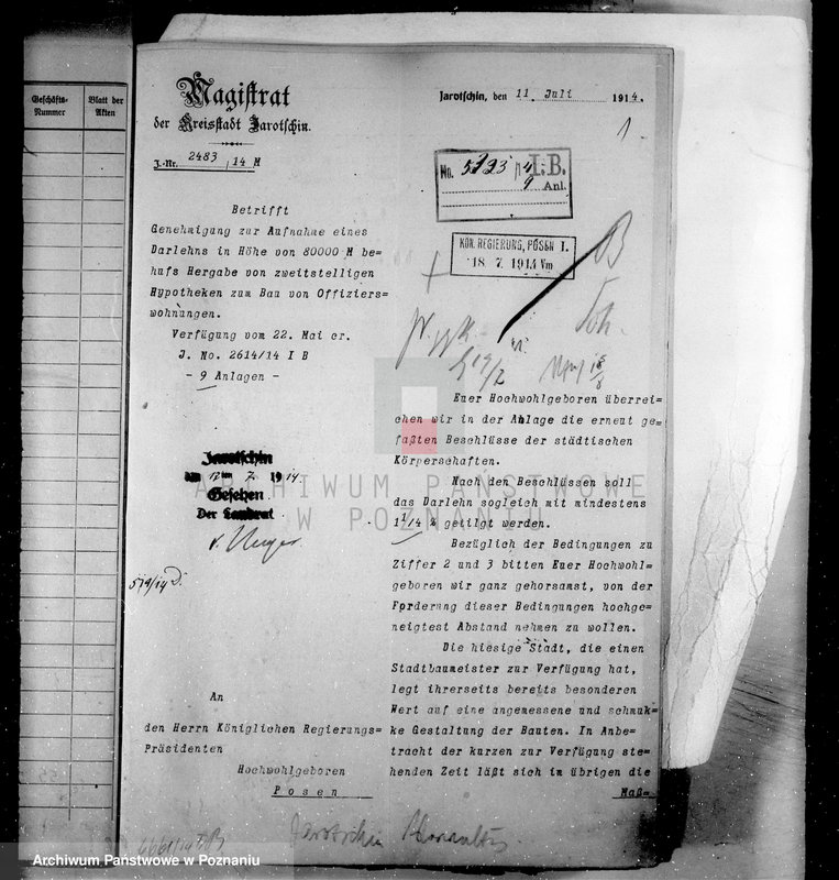 Obraz 5 z jednostki "Die Verwaltung der Stadt Jarotschewo /Jarocin/"