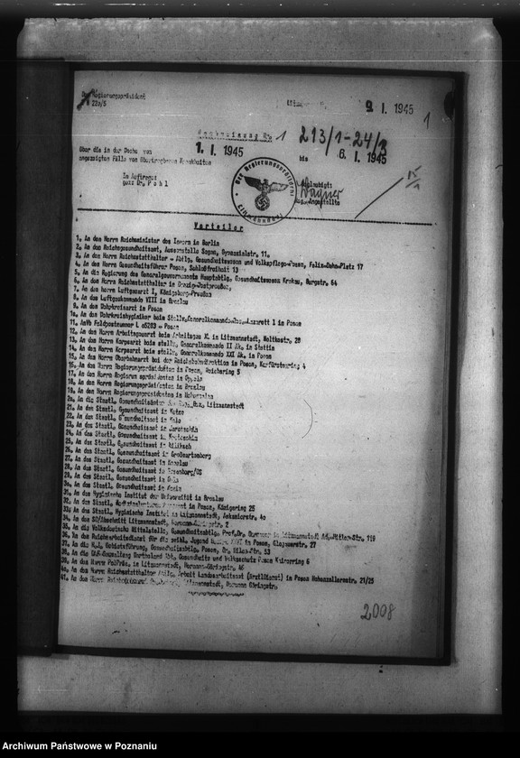 Obraz 5 z jednostki "Meldunki o chorobach zakaźnych w Kraju Warty"