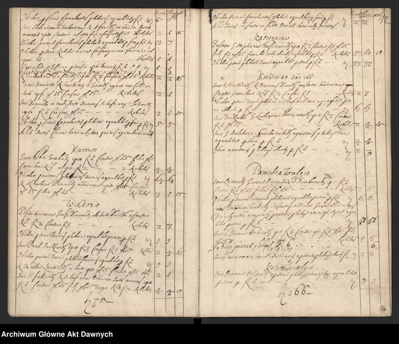 image.from.unit.number "Rozliczenie pogłównego i poboru z 1664 r. - czy to 150, czy 151?."