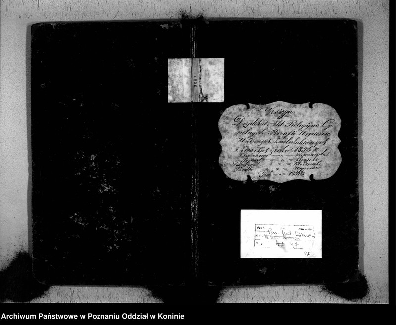 Obraz 2 z jednostki "Duplikat urodzonych, zaślubionych, zmarłych"