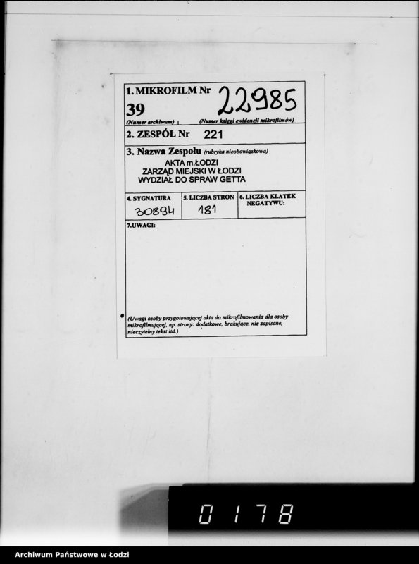 Obraz 2 z jednostki "Warenverwertung am Lager 91. [Aufträge] 5901-5950"