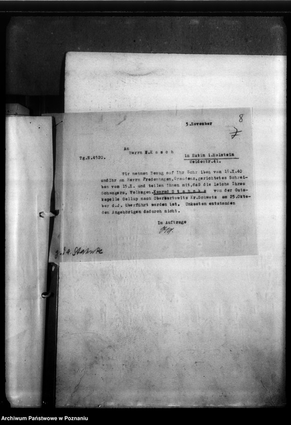 Obraz 13 z jednostki "Konrad Stanke aus Obersartowitz, Kreis Schwetz (Świecie)"