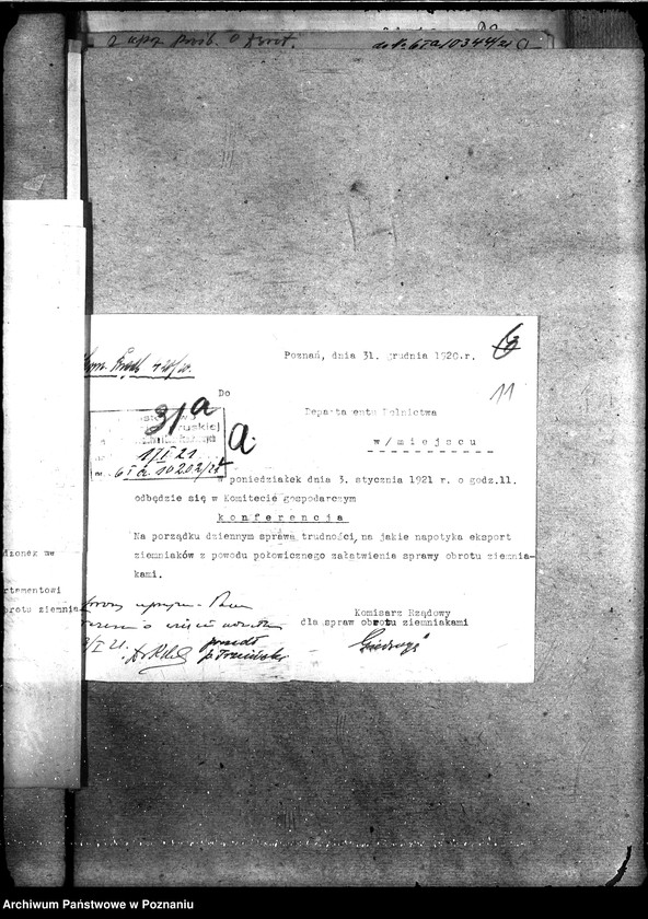 Obraz 15 z jednostki "Sprawy szczegółowo-administracyjne Ministerstwo Rolnictwa sprzedaż sadzonek"