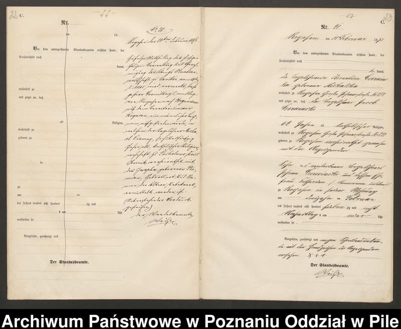 Obraz 14 z jednostki "Księga zgonów"