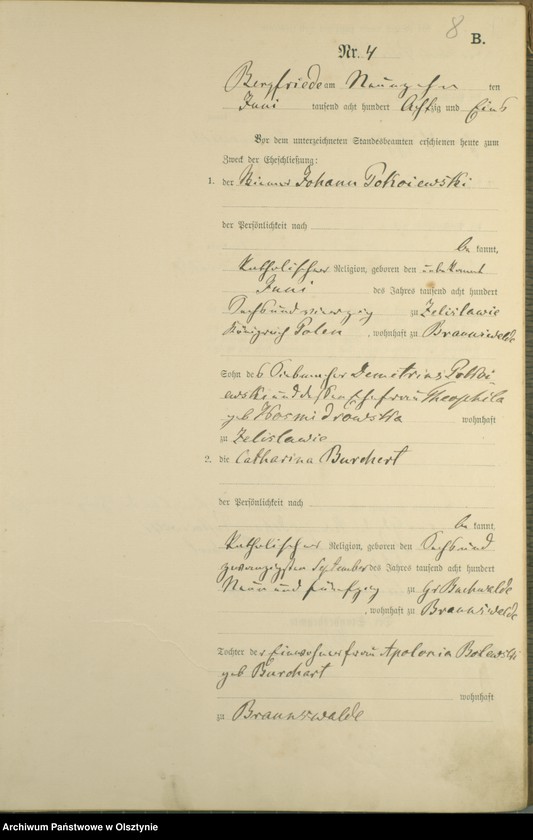 image.from.unit.number "Heiraths-Haupt-Register Nr 1 - 16"