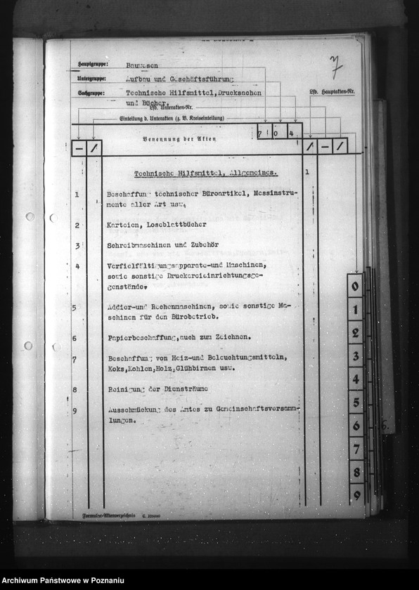 Obraz 11 z jednostki "Registratur- Hochbau"