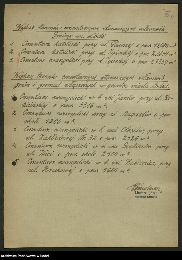 Obraz 5 z jednostki "Korespondencja [z Zarządem Miejskim; budżety, teksty przemówień]"