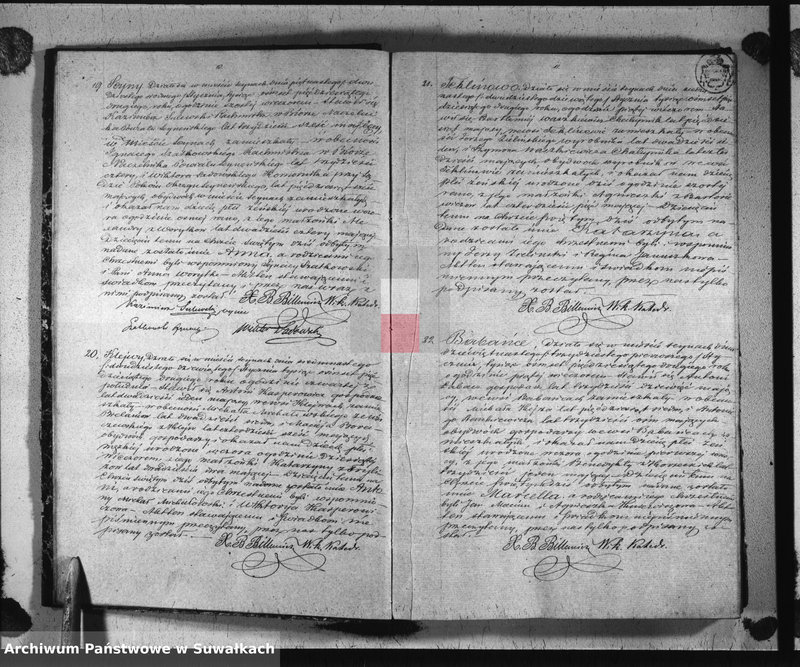 image.from.unit.number "Duplikat urodzonych, zaślubionych i umarłych parafii sejneńskiej z roku 1852"