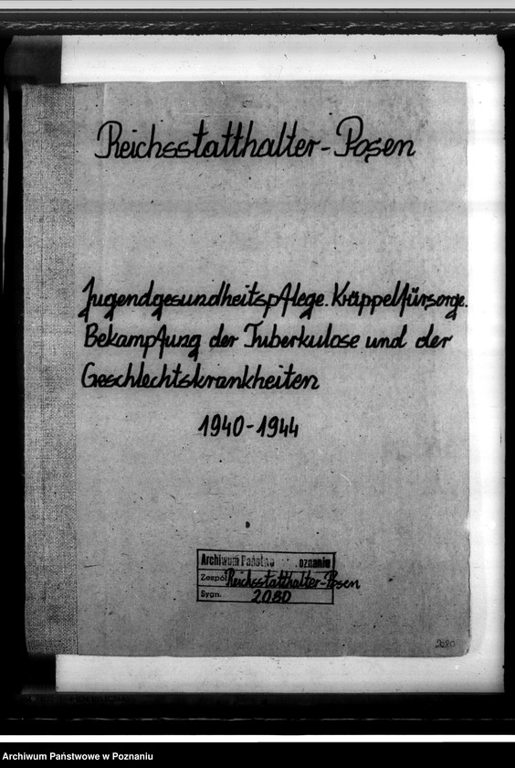 Obraz 4 z jednostki "Jugendgesundheitspflege. Krüppeliürsorge. Bekampfung der Tuberkulose und der Geschlechtskrankheiten"