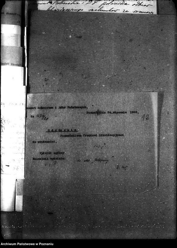 Obraz 16 z jednostki "Sprawy gospodarcze-ogólne Telefony departamentu"