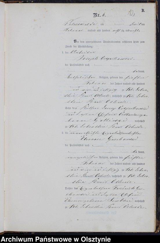 image.from.unit.number "Heiraths-Neben-Register Nr 1 - 38"