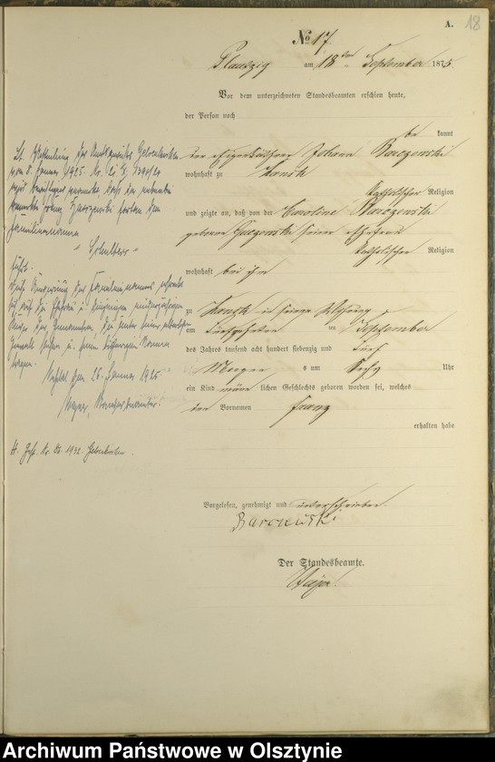 image.from.unit.number "Haupt-Geburts-Register Nr 1 - 25"