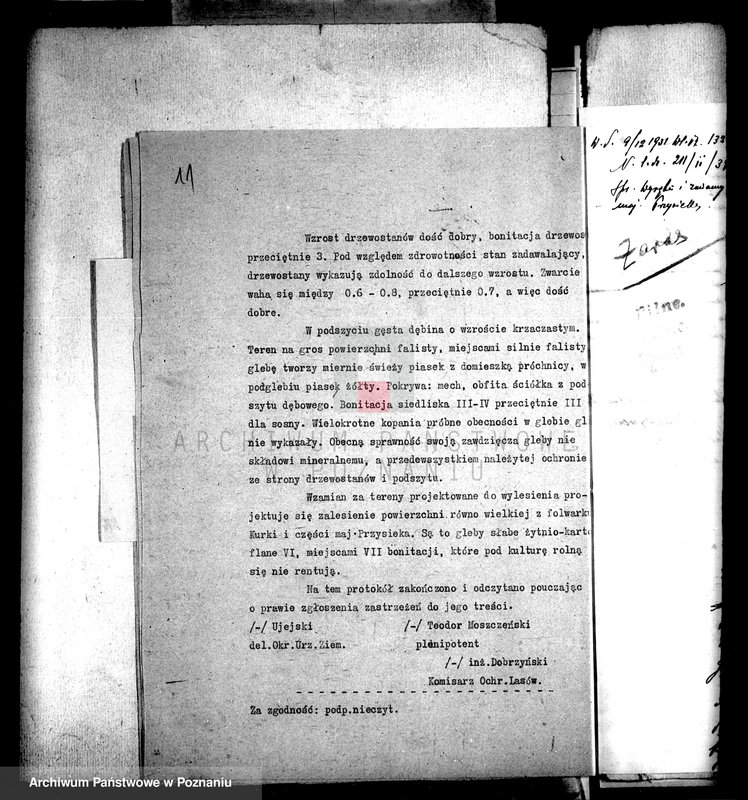 Obraz 16 z jednostki "Majątek Przysieka powiatu wągrowieckiego wyłączenie z art. 4 i 5 ustawy o wykonaniu reformy rolnej Fundacja rodowa Moszczeńskich"