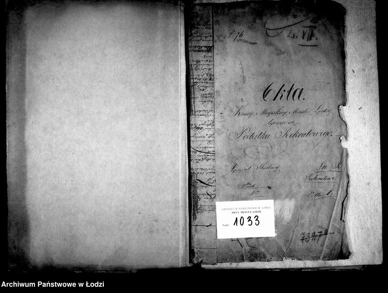 Obraz 5 z jednostki "Akta tyczące się podatku rekrutowego od Żydów"