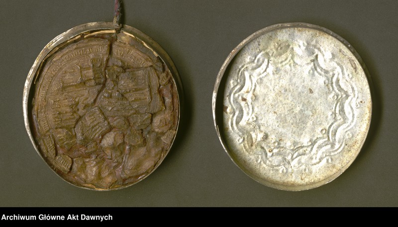 Obraz 15 z kolekcji "Pieczęcie książąt mazowieckich przy dokumentach dla miasta Warszawy111"