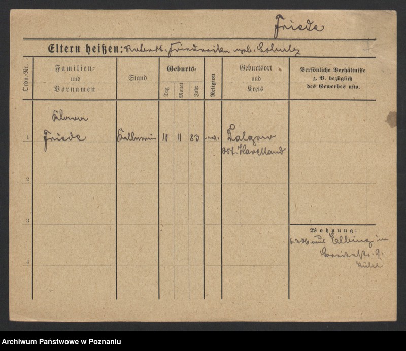 Obraz 9 z jednostki "Fric (Fritz, Fritsch) - Fridlinska"