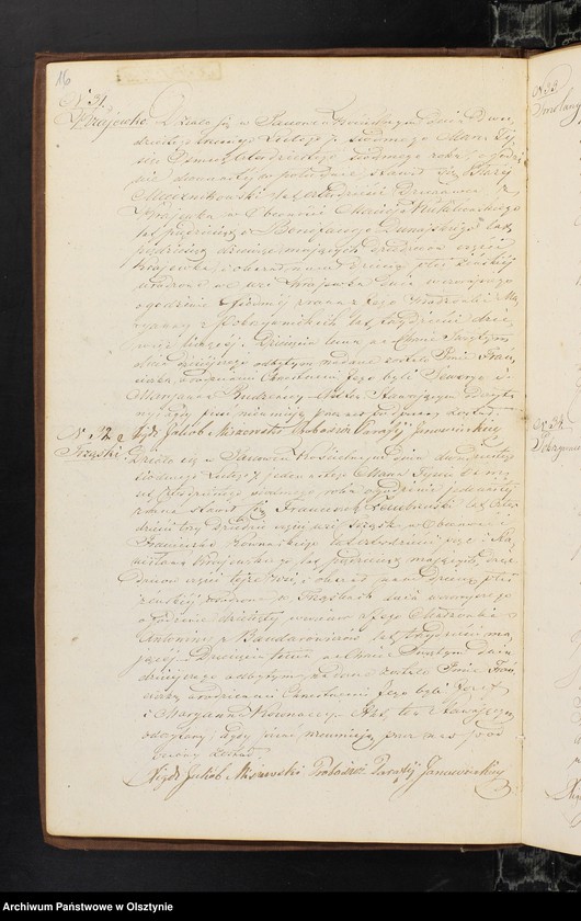 image.from.unit.number "Duplicat Akt Urodzenia Zaślubienia i Zeyścia Urzędnika Stanu Cywilnego Parafij Janowie[ckie]y za Rok 1847"